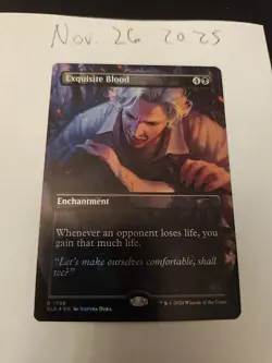 MTG Astarion Exquisite Blood Rainbow Foil Secret Lair Drop Card Unplayed NM - Image 2