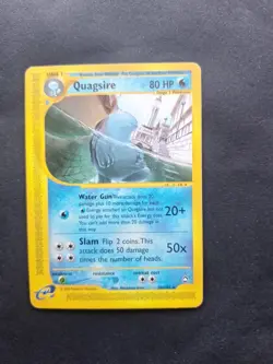 Quagsire 30/147 Aquapolis Non-Holo Rare Pokemon Card TCG - Image 1