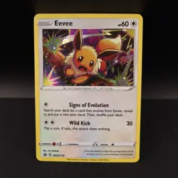 Eevee SWSH118 SWSH: Sword & Shield Promo Cards Holo - Light Play LP - Image 1