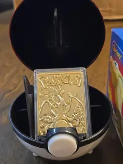 Limited Edition 23k Gold-Plated Pokemon Trading Card from Burger King Charizard - Image 2