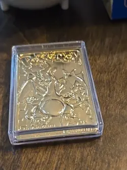 Limited Edition 23k Gold-Plated Pokemon Trading Card from Burger King Charizard - Image 5