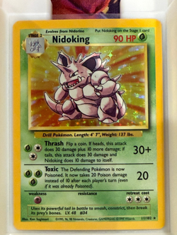 Nidoking - 31/110 - Pokemon Legendary Collection Rare Card WOTC LP - Image 1