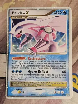 Palkia LV. X DP18 Holo Black Star Promo Pokemon Card TCG Diamond & Pearl MP - Image 1