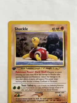 Shuckle 51/64 1st Edition Neo Revelation Common Pokemon Card 2000 WOTC Vintage - Image 4