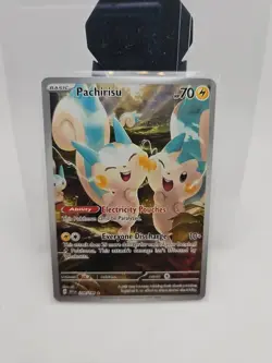 Pokemon TCG Scarlet & Violet Pachirisu 208/198 Illustration Rare Holo Card - Image 2