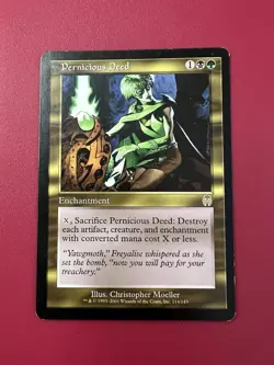 *** Pernicious Deed *** Apocalypse LP MTG English - Image 1