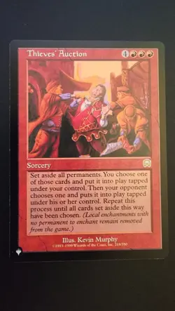 Thieves' Auction The List Reprints Regular - MTG Single, near mint. - Image 1