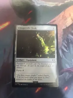 Whispersilk Cloak - Commander: The Lord of the Rings MTG - Image 1