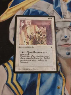 Exorcist MTG The Dark Rare White Creature Slightly Played x1 GG5 - Image 1