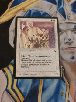 Exorcist MTG The Dark Rare White Creature Slightly Played x1 GG5 - Image 2