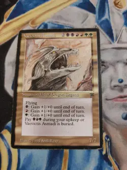 Vaevictis Asmadi MTG Legends Rare Legendary Creature Heavily Played x1 GG2 - Image 1