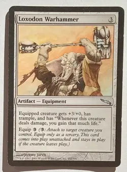 Magic MTG - Loxodon Warhammer - Mirrodin - LP - Image 1