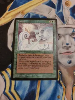 Typhoon MTG Legends Rare Green Sorcery Near-Mint x1 GG1 - Image 2
