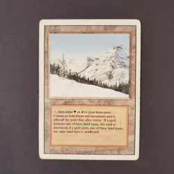 MTG Magic the Gathering Taiga Revised Edition Dual Land - Image 1