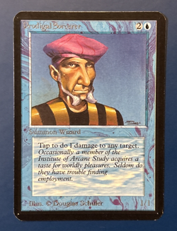 MtG Alpha Edition: Prodigal Sorcerer - Image 1