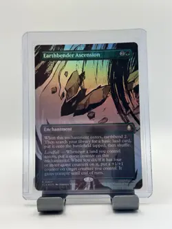 MTG, Eathbender Ascension FOIL 307 NM (Borderless) Avatar: The Last Airbender - Image 1