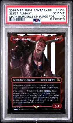 123903126 Seifer Almasy 2025 MTG Final Fantasy #0534 Surge Foil PSA 10 - Image 1