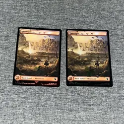 Chocobo Track Foil Full Art BASIC LAND NM Final Fantasy MTG Lot of 10 - Image 4