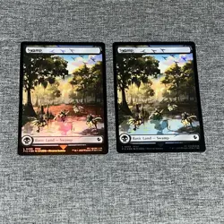 Chocobo Track Foil Full Art BASIC LAND NM Final Fantasy MTG Lot of 10 - Image 5