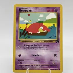 Pokemon WOTC Slowpoke 67/82 Team Rocket Unlimited Common LP - Image 1