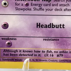Pokemon WOTC Slowpoke 67/82 Team Rocket Unlimited Common LP - Image 4