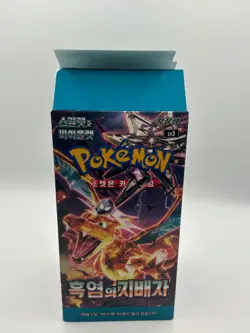 Lot of (30) Pokemon Korean Ruler Of Black Flame Booster Packs SEALED With Box - Image 1