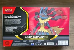 Pokemon TCG Mega Lucario Ex Figure Collection Sealed - Image 2