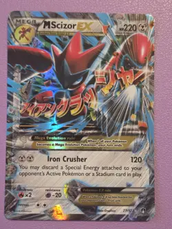 M Scizor EX 77/122 Pokemon XY BREAKPoint Pokemon TCG NM - Image 1
