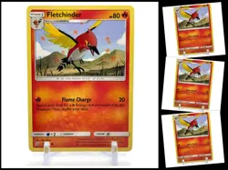 Pokemon Sun & Moon UNIFIED MINDS 31/236 Fletchinder 4X Mint/NM Common 4 TCG X4 - Image 1