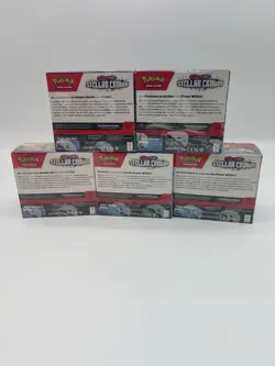Lot of (5) Pokemon S & V SV07 Stellar Crown Booster Box Sealed Unopened - Image 2
