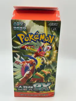 Lot of (30) Pokemon TCG Korean Scarlet ex Booster Packs SEALED With Box - Image 1