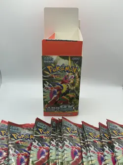 Lot of (30) Pokemon TCG Korean Scarlet ex Booster Packs SEALED With Box - Image 2