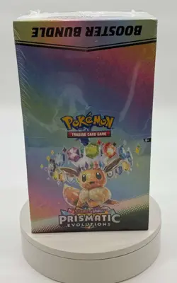 Pokemon Scarlet & Violet Prismatic Evolutions Booster Bundle Display Case SEALED - Image 1