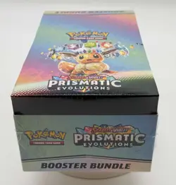Pokemon Scarlet & Violet Prismatic Evolutions Booster Bundle Display Case SEALED - Image 2
