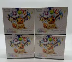 Lot of (4) Pokemon SV Center Exclusive Prismatic Evolutions ETB Boxes SEALED - Image 1