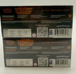 Lot of (2) Pokemon TCG SV Obsidian Flames Elite Trainer Boxes SEALED ETB's - Image 2
