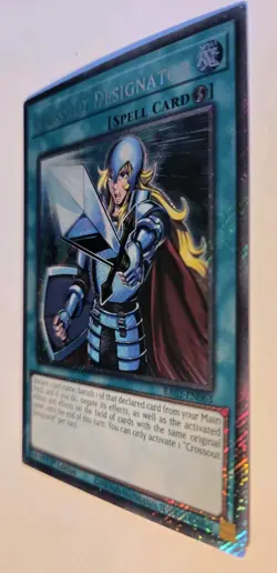 YuGiOh Crossout Designator Platinum Secret Rare RA02-EN063 1st Edition - Image 3
