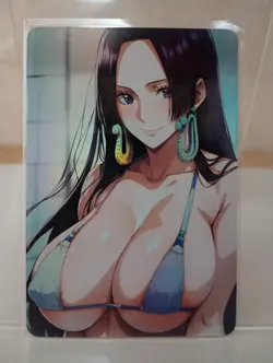 Boa Hancock One Piece Anime Waifu Sexy Goddess Doujin Lewd Card - Image 1
