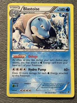 Blastoise 16/101 Cosmos Holo Plasma Blast Promo Rare Pokemon Card - Image 1