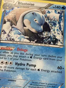 Blastoise 16/101 Cosmos Holo Plasma Blast Promo Rare Pokemon Card - Image 2