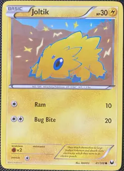 Joltik 41/108 Dark Explorers Regular - Pokemon Card - Image 1