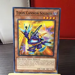 Yugioh - Toon Cannon Soldier - 1st Edition Card + BONUS HOLO - Image 1