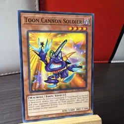 Yugioh - Toon Cannon Soldier - 1st Edition Card + BONUS HOLO - Image 3