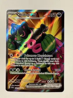 Okidogi ex 082/064 Shrouded Fable (SFA) NM Full Art Pokemon Card - Image 1