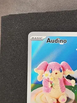 Pokemon TCG Audino 2025 Holo Black Bolt Illustration Rare Card 151/086 Sv: Black - Image 5