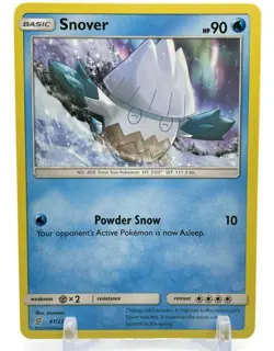 Pokemon Sun & Moon UNIFIED MINDS 41/236 Snover 4X Mint/NM Common 4 Cards TCG X4 - Image 2
