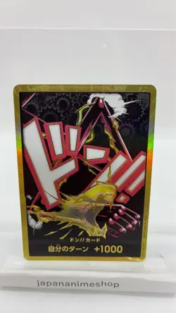 DON Card Monkey D Luffy (Gear 4) PRB-02 [Gold Frame] BEST vol.2 One Piece JP - Image 1