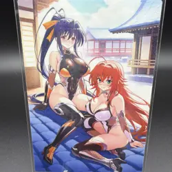 Akeno & Rias Anime Waifu Card Doujin ACG Goddess Holo - Image 1