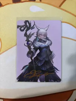 Y'shtola, Night's Blessed Art Card (53) (Gold-Stamped Signature) Art Series:... - Image 1