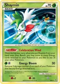 Shaymin - 8/95 - Pokemon Unleashed Holo Card NM - Image 1